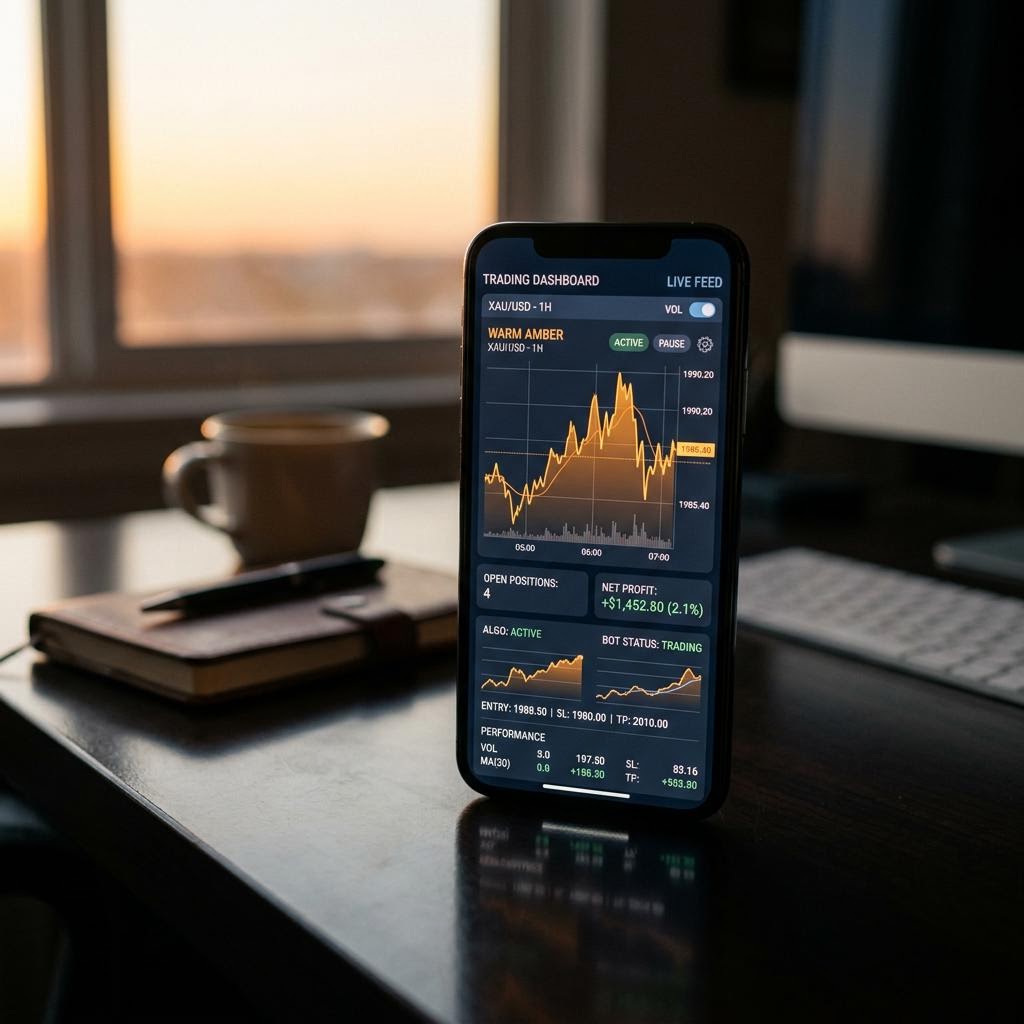 Talvo Proventorio trading interface on mobile device